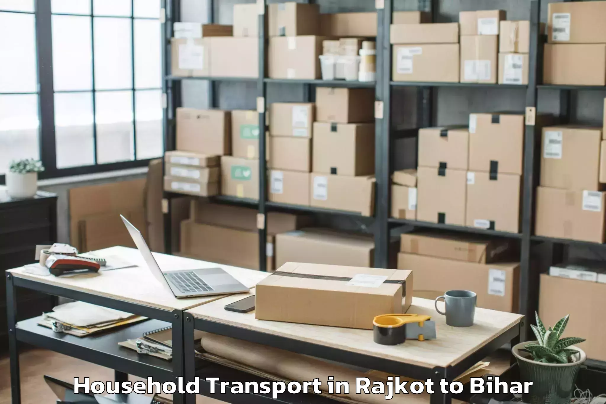 Expert Rajkot to Bettiah Household Transport